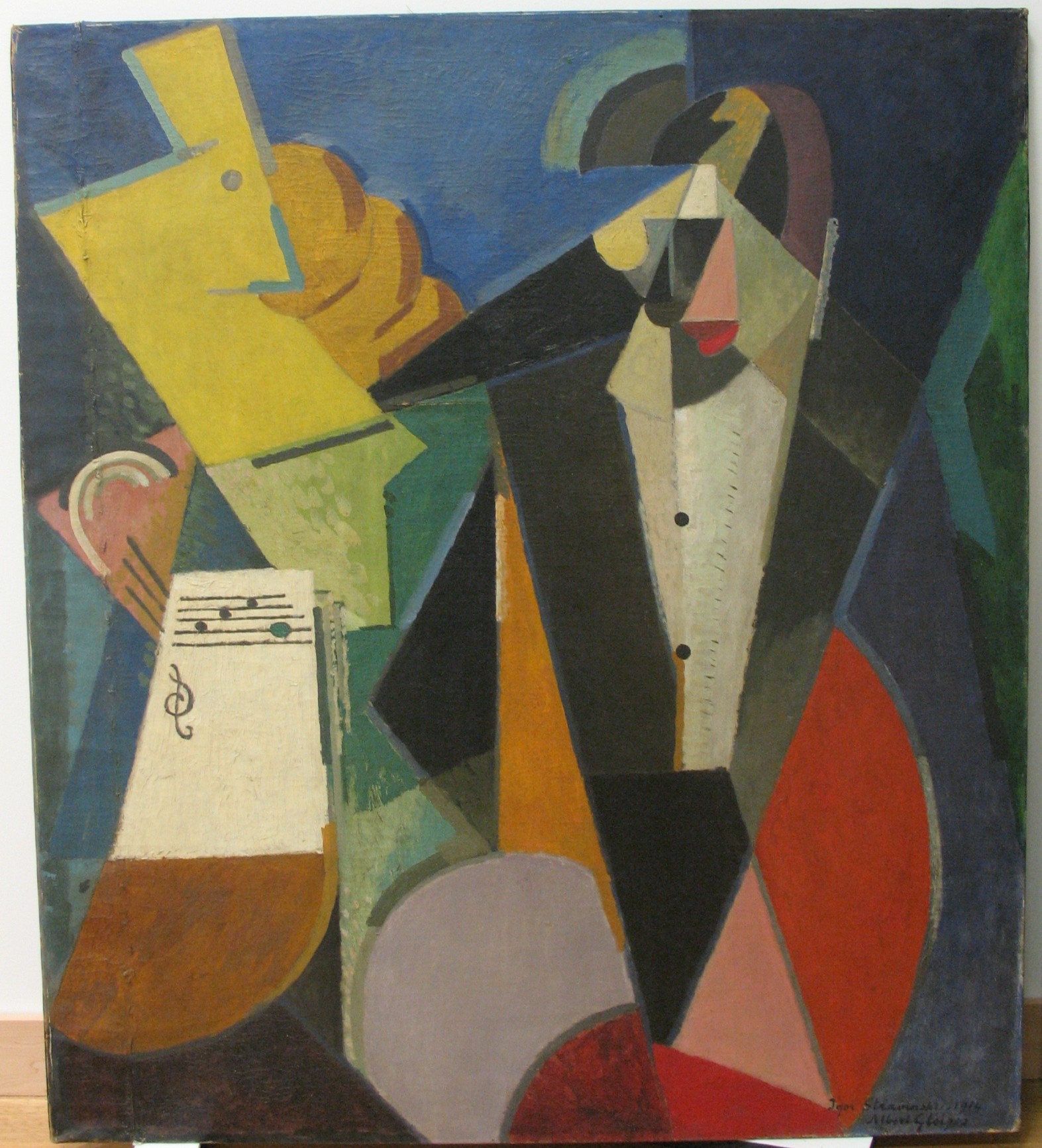 <em>Portrait d'Igor Stravinsky</em>, 1914<br />
Huile sur toile<br />
129,5 x 114,3 cm<br />
New York, Museum of Modern Art<br />
Bequest of Richard S. Zeisler, 2007 (inv. 1447.2007)