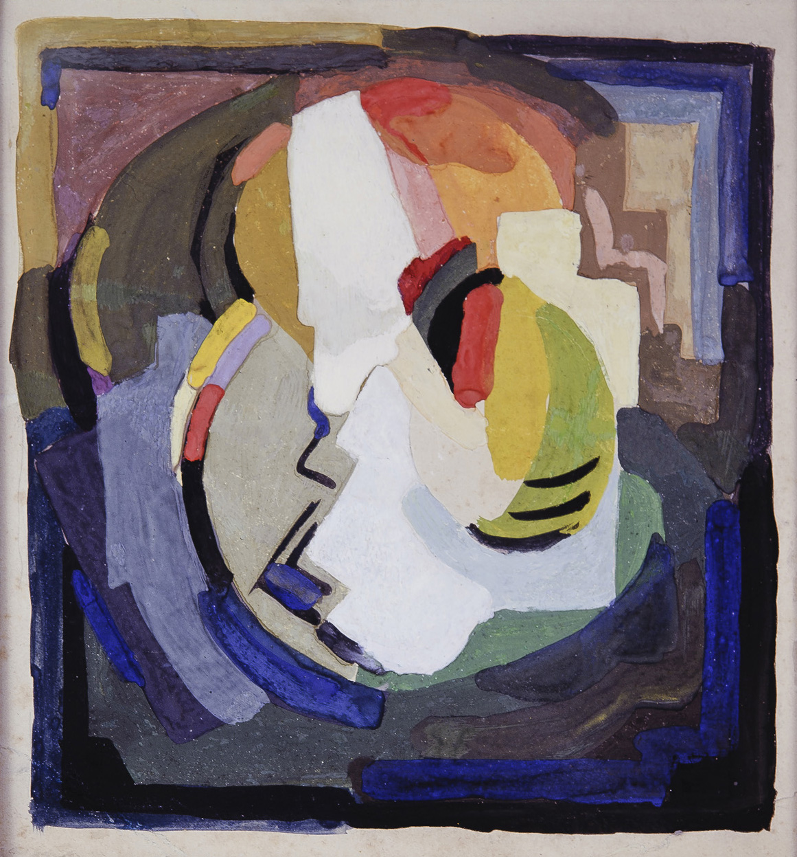 <em>Composition</em>, vers 1940<br />
Gouache sur carton<br />
25,4 x 21,5 cm<br />
Acquis en 1988 (inv. D.1989.1)
