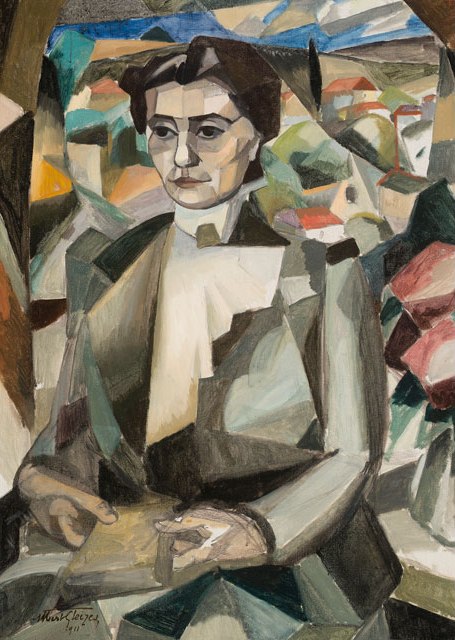 <em>Portrait d'Anne-Rose Barzun</em>, 1911<br />Huile et graphite sur toile<br />99 x 71 cm<br />Legs Jacques Barzun, 2012