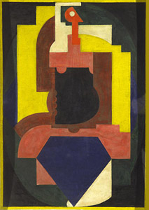 <em>Composition</em>, 1921<br />
Huile sur bois<br />
92 x 65 cm<br />
Acquis en 1969 (inv. 69.27.1)