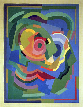 <em>Panneau décoratif pour la chambre de Jacqueline Rosenberg</em>, 1930-1931<br />
Huile sur toile<br />
115 x 90 cm<br />
Legs Lucienne Rosenberg, 1995 (inv. AM 2000-19)