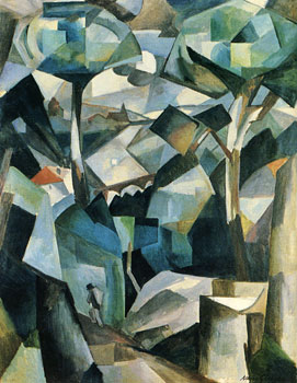<em>Le Chemin, Meudon</em>, 1911<br />
Huile sur toile<br />
147 x 115 cm<br />
Collection particulière