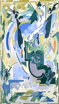 <em>Icare</em>, 1938-1939<br />
Huile sur toile<br />
309 x 189 cm<br />
Don Robert L.B. Tobin, 1973 (inv. 1973-17-4)