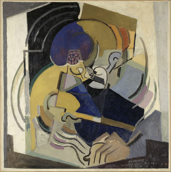 Albert Gleizes, <em>Le Chant de guerre</em>, 1915, huile sur toile (crédit photographique : © Centre Pompidou, MNAM-CCI/Philippe Migeat/Dist. RMN-GP)