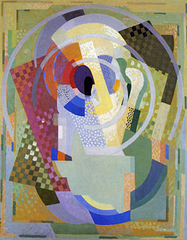 <em>Support de contemplation, Les Jaunes, soleil</em>, 1932-1934<br />
Huile sur toile<br />
141 x 111 cm<br />
Acquis en 1951 (inv. 512)