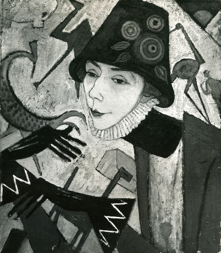 Juliette Roche, <em>Autoportrait</em>, vers 1917 (localisation inconnue)