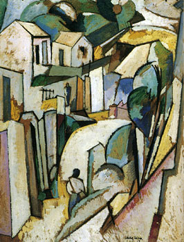 <em>Paysage des Bermudes</em>, 1917<br />
Huile sur carton<br />
92 x 73 cm<br />
Acquis en 1947 (inv. AM 2702 P)