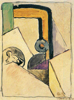 <em>Nature morte</em>, 1915<br />
Mine de plomb, encre brune et aquarelle sur papier<br />
26,8 x 20,8 cm<br />
Acquis en 1975 (inv. AM 1975-278)