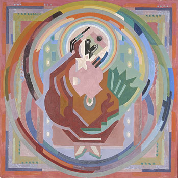 <em>Terre et Ciel</em>, vers 1935<br />
Huile sur toile<br />
136 x 136 cm<br />
Lyon, musée des Beaux-Arts<br />
Photo Alain Basset