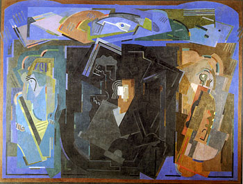 <em>Le Centre noir</em>, 1925<br />
Huile sur toile<br />
268,5 x 354 cm<br />
Don de Juliette Roche-Gleizes, 1954 (inv. 1954-120)