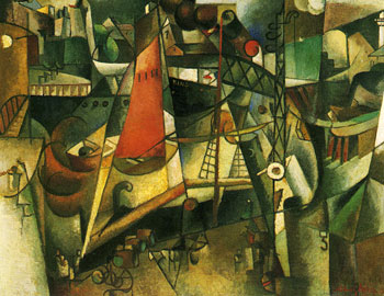 
<em>Port marchand</em>, 1912<br />
Huile sur toile<br />
90 x 116,5 cm<br />
Don du Junior Women's Committee Fund, 1955 (inv. 55 / 13)
