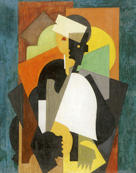 <em>L'Ecolier</em>, vers 1920<br />
Huile sur toile<br />
92 x 73 cm<br />
Don Juliette Roche-Gleizes, 1962 (inv. L.62.1.1)