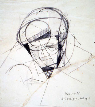 <em>Etude pour le portrait de Florent Schmitt</em>, 1915<br />
Mine de plomb, encre noire et lavis sur papier calque<br />
25,5 x 22,5 cm<br />
Acquis en 1976 (inv. AM 1976-1038)