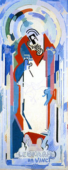 <em>Léonard de Vinci</em>, 1939-1940<br />
Huile sur toile<br />
300 x 127 cm<br />
Don Robert L.B. Tobin, 1973 (inv. 1973-17-1)