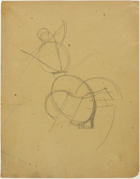 <em>Etude pour une danseuse</em>, 1917<br />
Mine graphite sur papier<br />
Acquis en 1975 (AM 1976-1037)