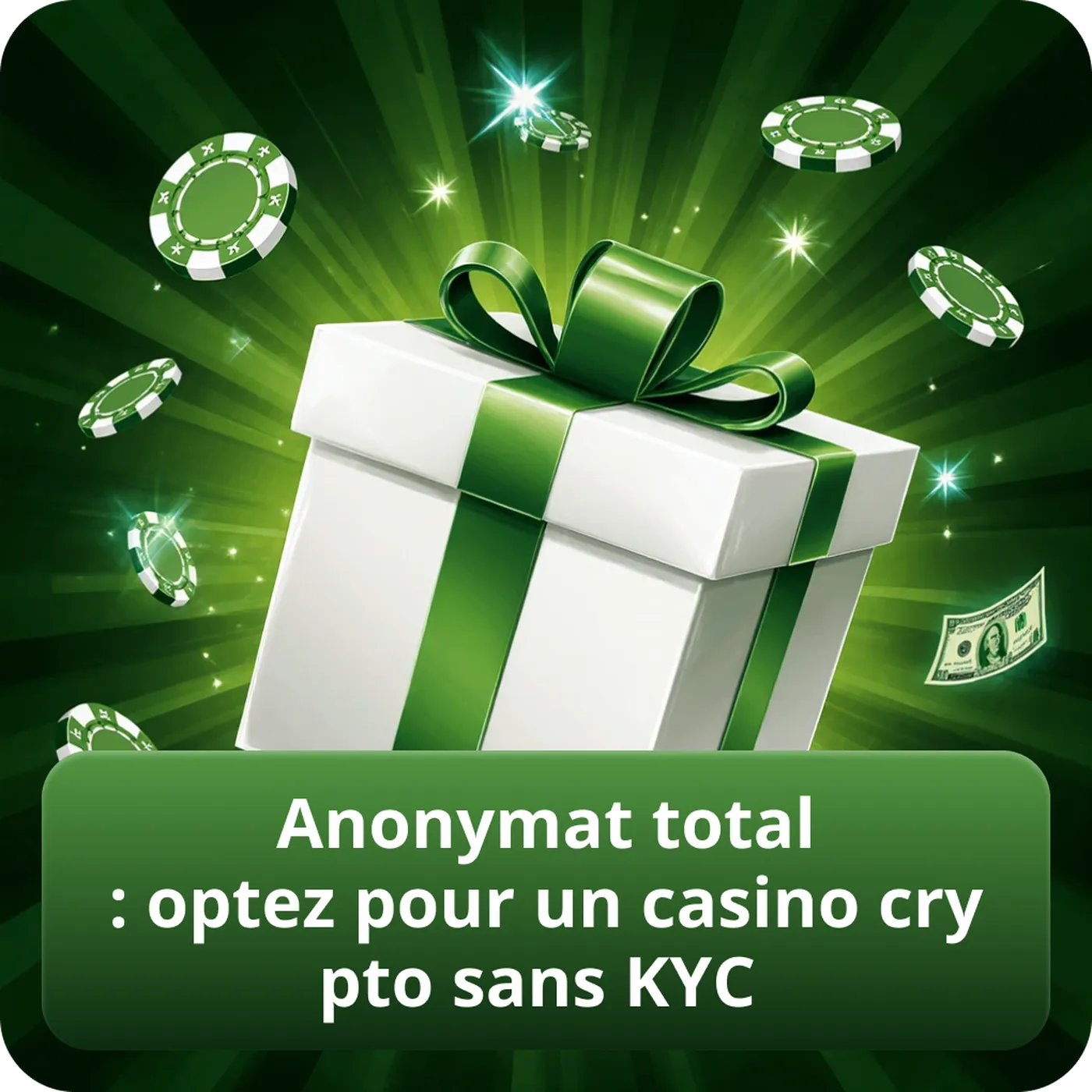 Anonymat total : optez pour un casino crypto sans KYC